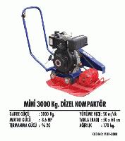 Mini 3000  Kg. Dizel Kompaktör