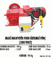 Maxi Manyetik Fren Sistemli Vinç(380 Volt)