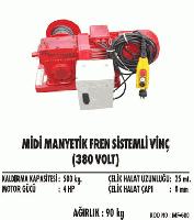 Midi Manyetik Fren Sistemli Vinç(380 Volt)