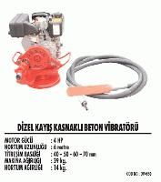 Dizel Kayış Kasnaklı Beton Vibratörü